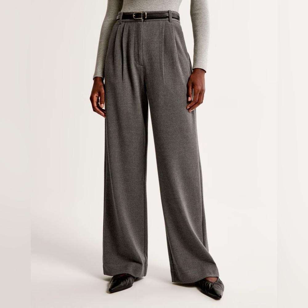 A&F Sloane Tailored Brushed Suiting Pant in 14 short